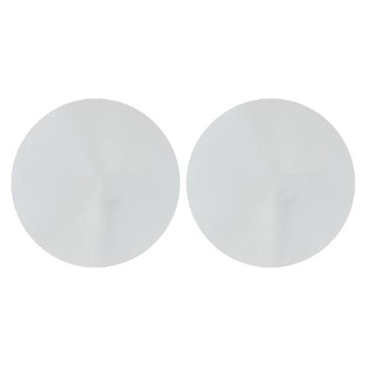 ATMOSPHERA Lot de 2 Miroirs Adhésifs  Rond  40x40cm Argent