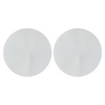 ATMOSPHERA Lot de 2 Miroirs Adhésifs  Rond  40x40cm Argent