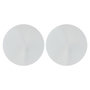 Voir la diapositive 1 : ATMOSPHERA Lot de 2 Miroirs Adhésifs  Rond  40x40cm Argent
