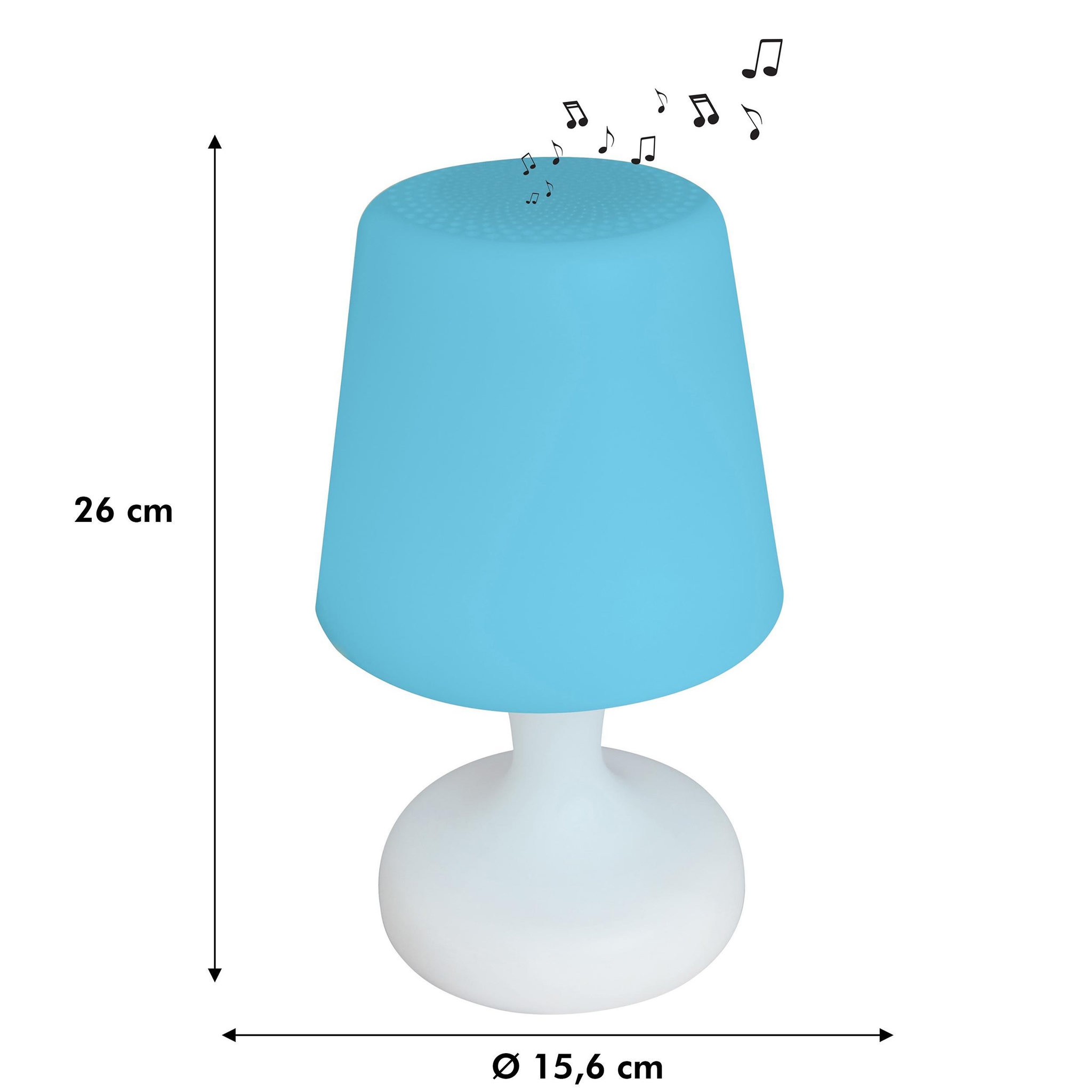 Voir la diapositive 5 : Lexibook Lampe de table bluetooth multicouleurs waterproof