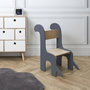 Voir la diapositive 6 : Paris Prix Chaise Enfant Design  Dino  60cm Gris