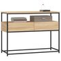 Voir la diapositive 3 : VIDAXL Table console chêne sonoma 100x40x75 cm bois d ingénierie