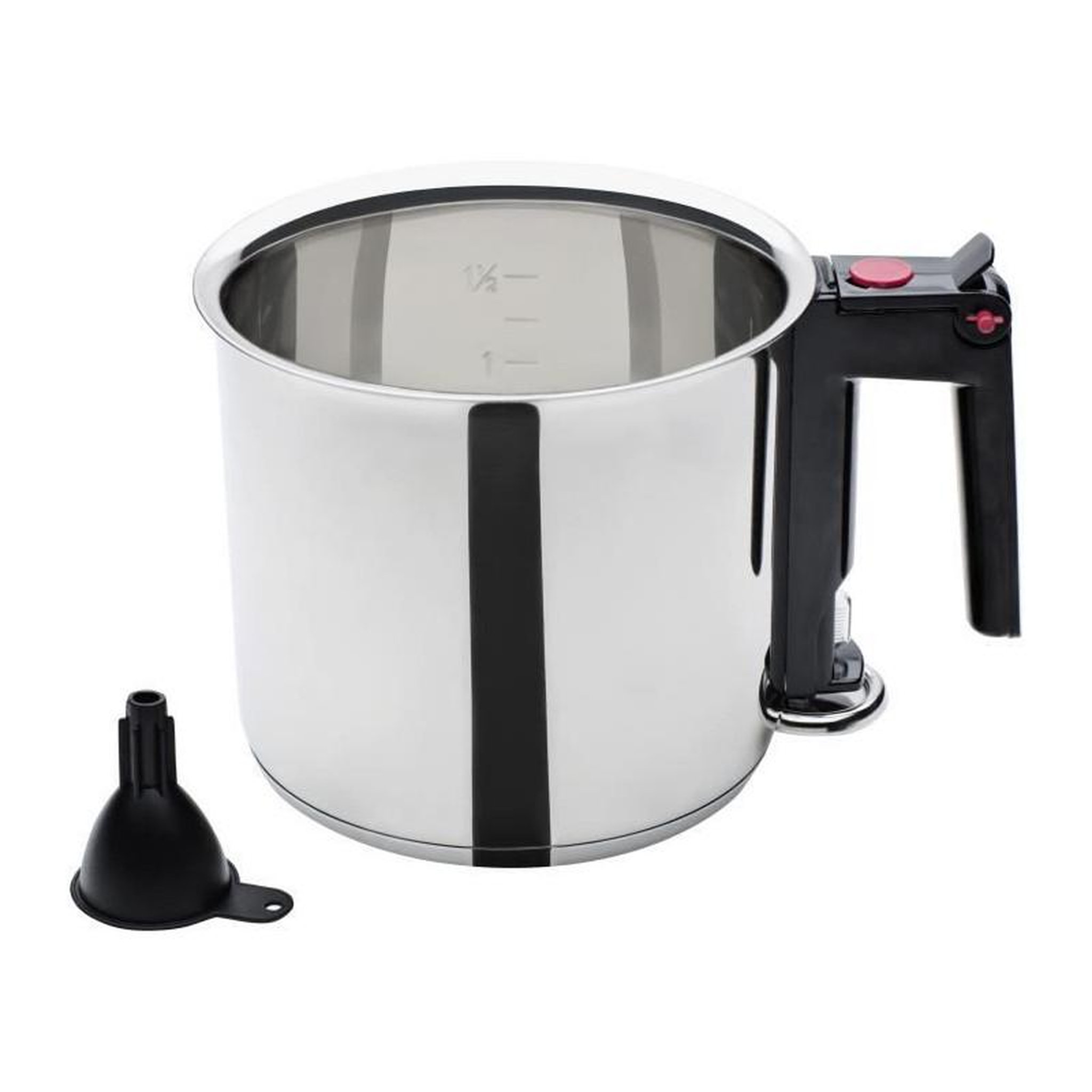 GSW Bain-marie - GSW - 16 cm - 1, 5 L - Double paroi et réservoir - Induction - Acier inoxydable