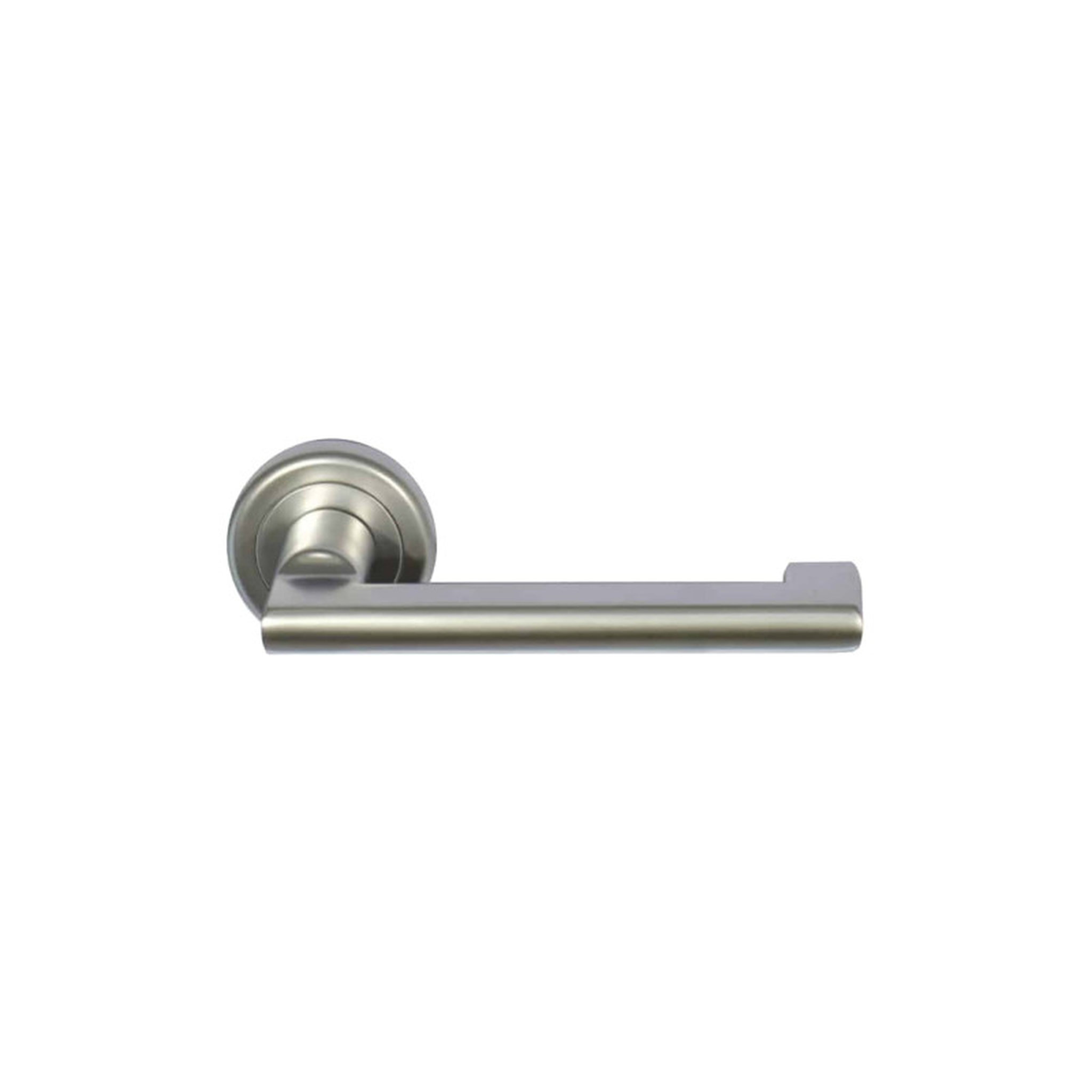 Voir la diapositive 1 : ESPACE-BRICOLAGE Poignée de porte Aluminium - Pyla - Finition Chrome perle