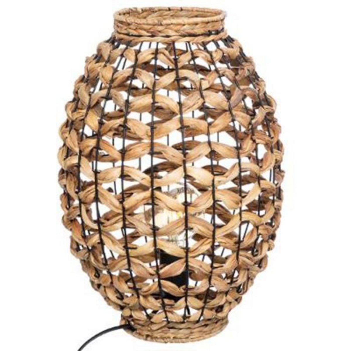 ATMOSPHERA Lampe à Poser Déco  Jacinthe  40cm Naturel