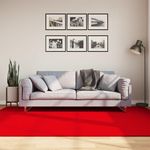 VIDAXL Tapis HUARTE a poils courts doux et lavable rouge 160x230 cm