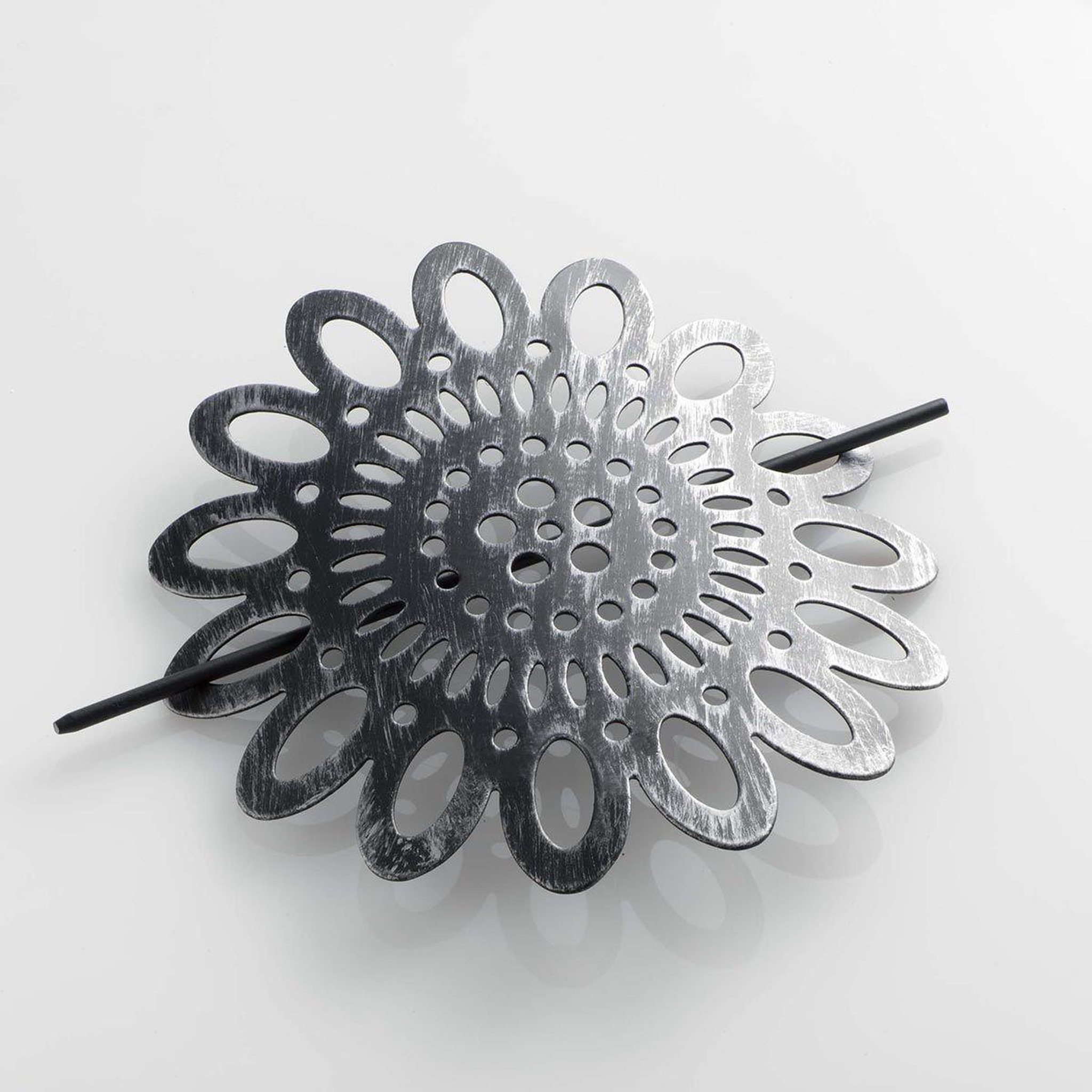 Voir la diapositive 2 : Douceur d'Intérieur Embrasse de rideau broche  mandy  17cm noir