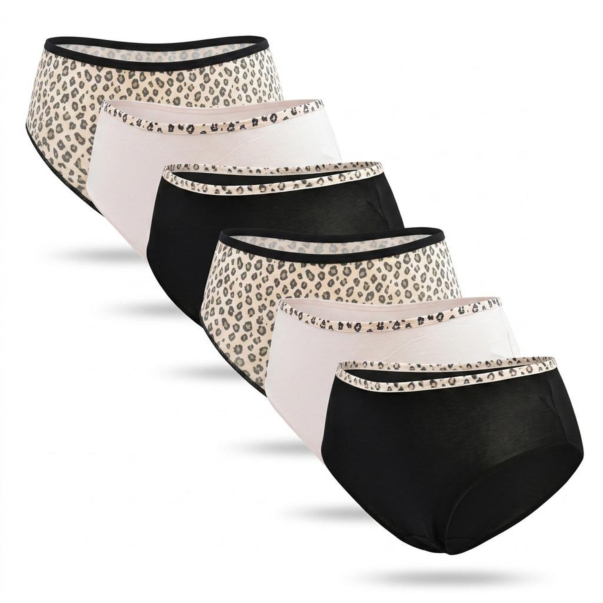 Voir la diapositive 1 : OZABI OZABI Pack de Culottes Femme Coton – Lot de 6