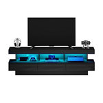 MERAX Meuble tv. Coloris disponibles : Blanc