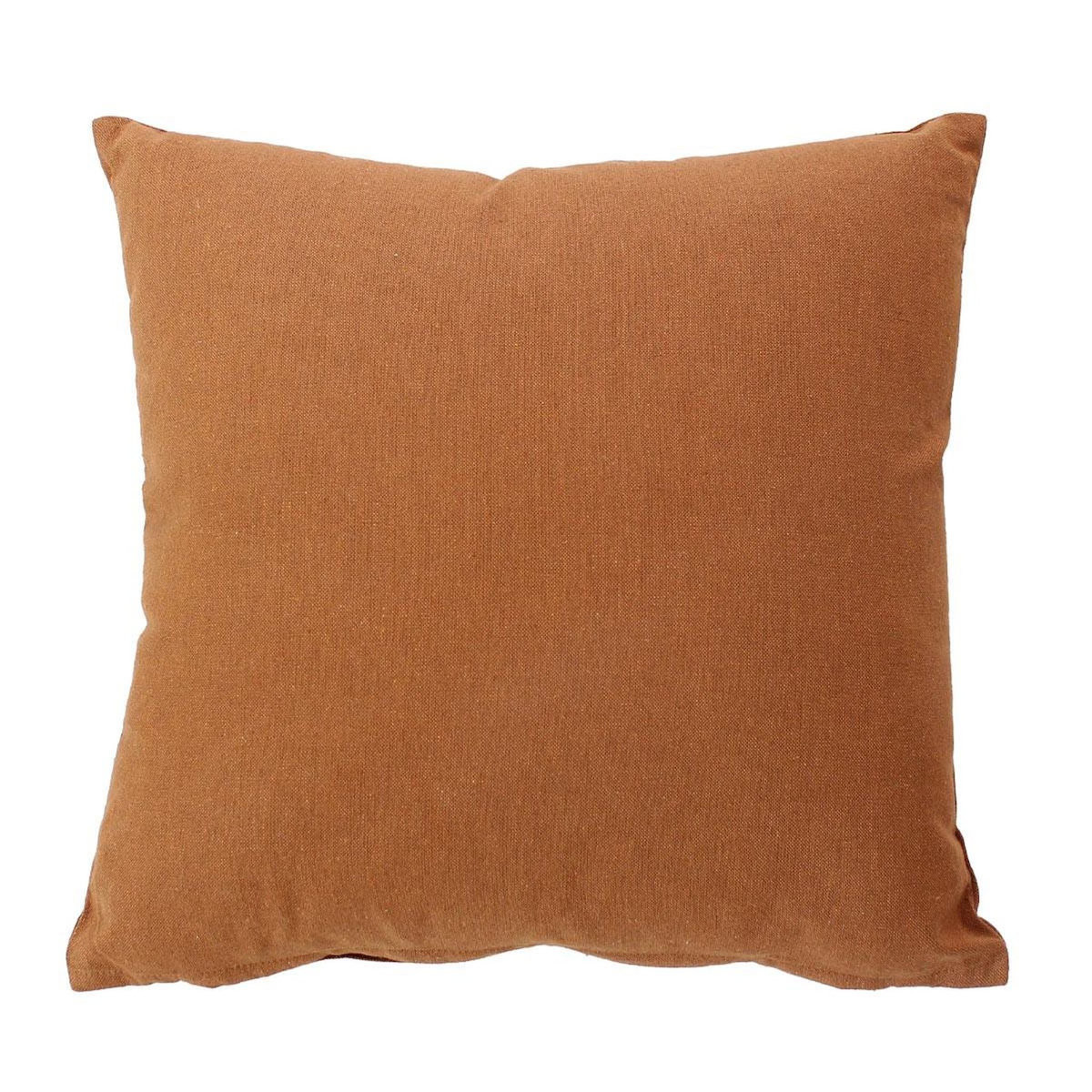 Paris Prix Coussin Déco Uni  Cambria  40x40cm Marron