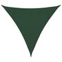 Voir la diapositive 2 : VIDAXL Voile d'ombrage 160 g/m^2 Vert fonce 3x3x3 m PEHD