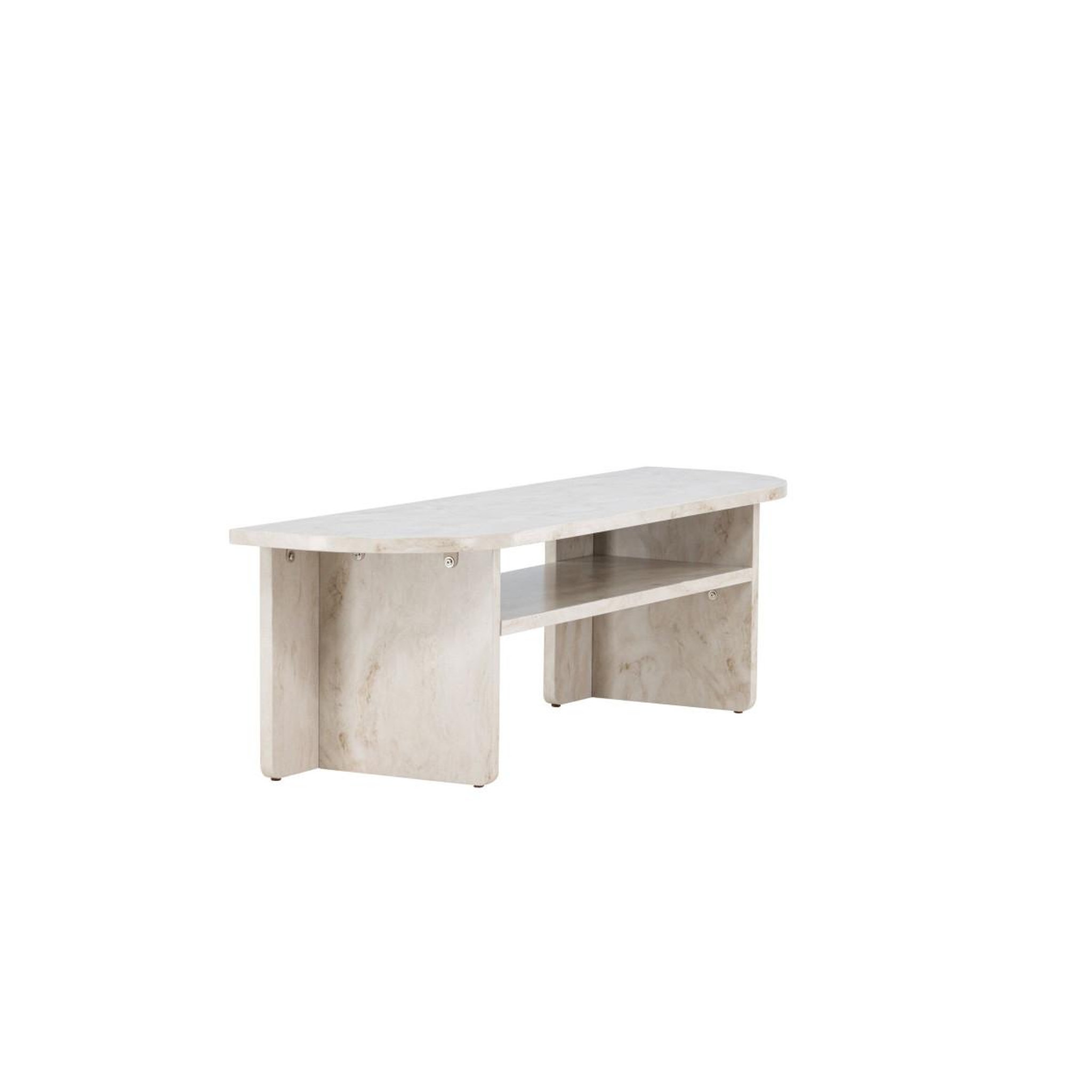 Voir la diapositive 3 : Paris Prix Meuble tv effet marbre  alesund  140cm beige