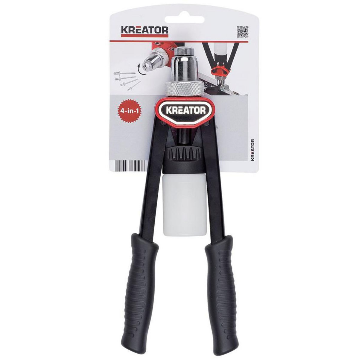 KREATOR Pince à riveter professionnelle 4-en-1 Kreator