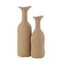 Voir la diapositive 2 : Paris Prix Vase Déco en Métal  Agra  31cm Beige