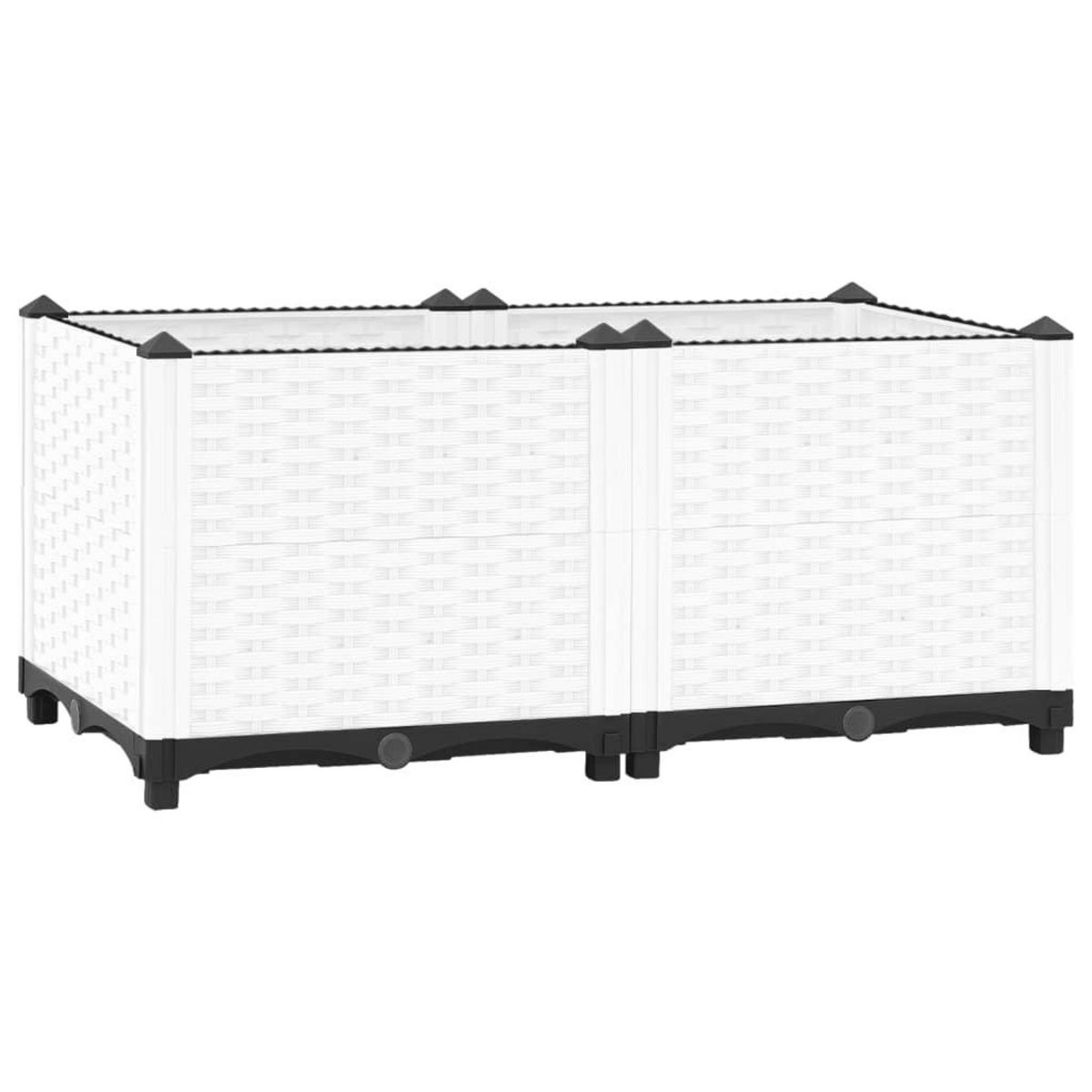VIDAXL Lit sureleve 80x40x38 cm Polypropylene