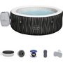 Voir la diapositive 3 : BESTWAY Spa gonflable BESTWAY - Lay-Z-Spa Hollywood - 196 x 66 cm - 4 a 6 places - Rond (Couverture, cartouche, diffuseur, LED...)