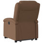 Voir la diapositive 5 : VIDAXL Fauteuil inclinable electrique marron tissu