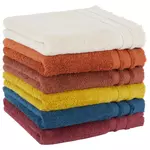 ACTUEL Maxi drap de bain en coton 550g. Coloris disponibles : Marron, Jaune, Bordeaux, Beige