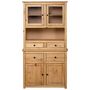 Voir la diapositive 3 : VIDAXL Buffet haut 93x40,5x180 cm Pin Gamme Panama