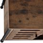 Voir la diapositive 4 : tectake Buffet style industriel Bois foncé industriel, rustique