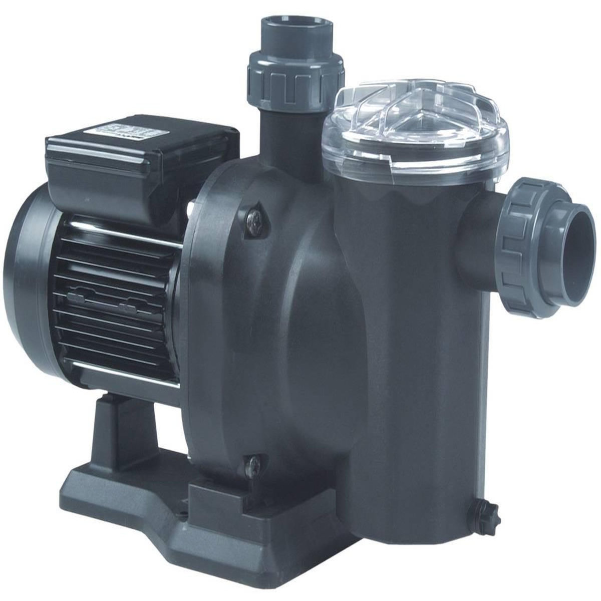 Habitat et Jardin Pompe piscine  Sena  - 1.25 CV triphasé - 48.9 x 19.9 x 29.2 cm - Noir
