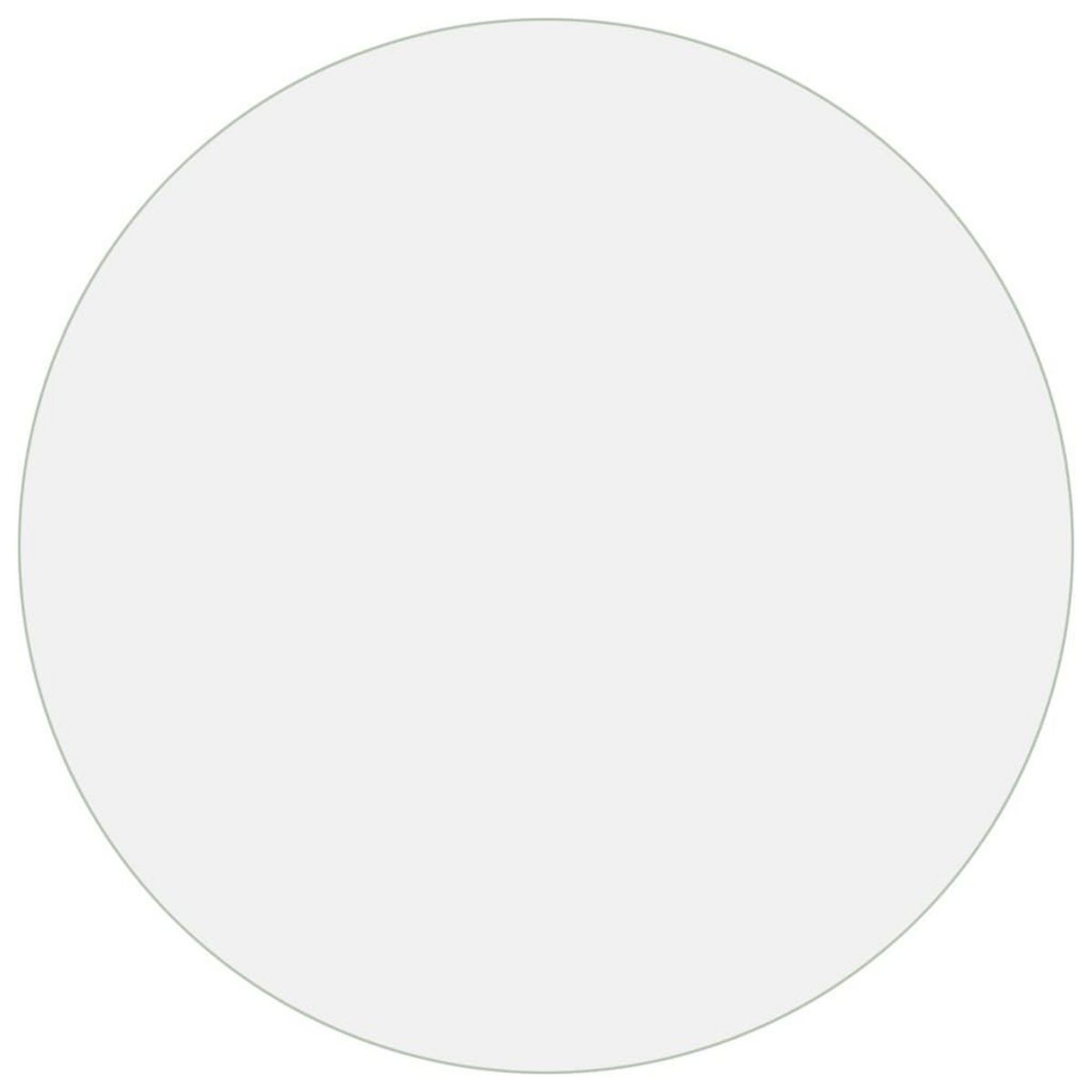 VIDAXL Protecteur de table transparent Ø 120 cm 1,6 mm PVC