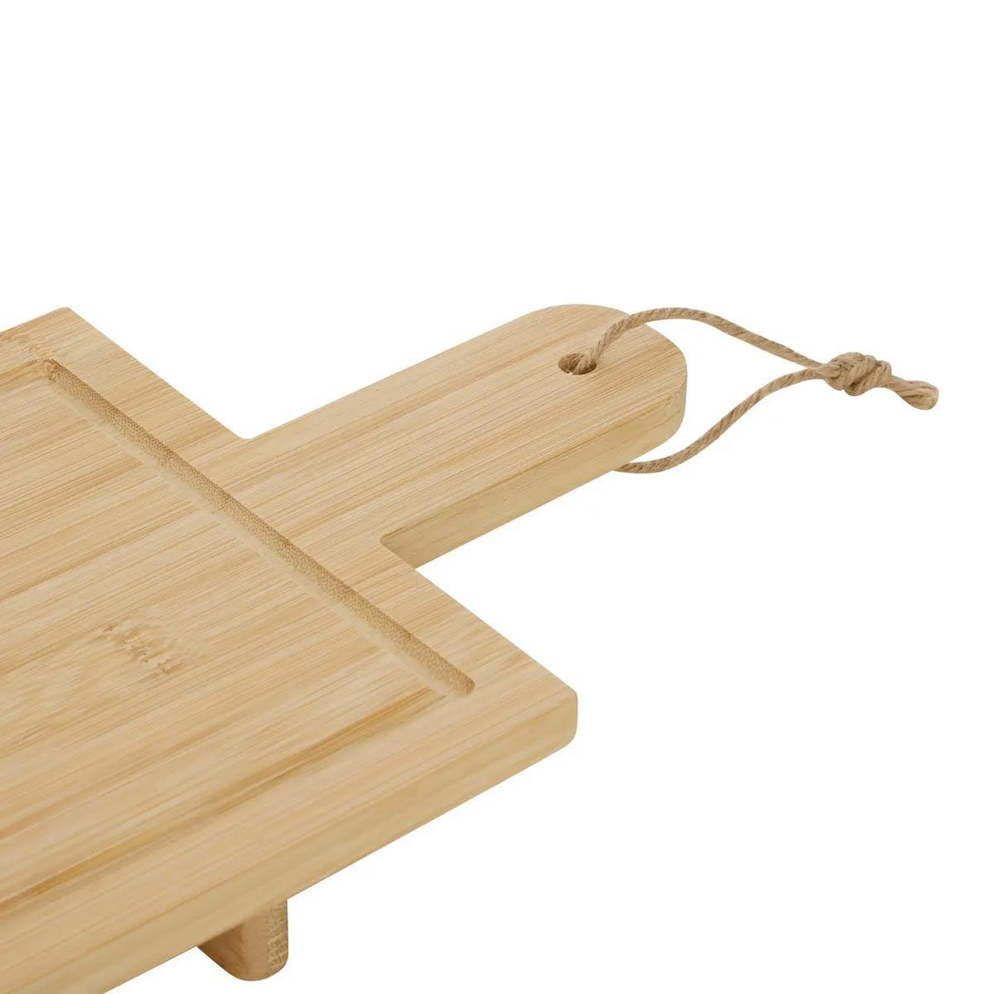 Voir la diapositive 2 : SECRET DE GOURMET Planche de présentation sur pied en bambou  rio  60cm naturel