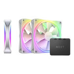 NZXT NZXT Cooler 120mm F-Series FSeries RGB DUO Fan Triple White (RF-D12TF-W1) (RFD12TFW1)