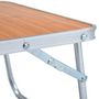 Voir la diapositive 5 : VIDAXL Table pliable de camping Marron Aluminium 60x40 cm