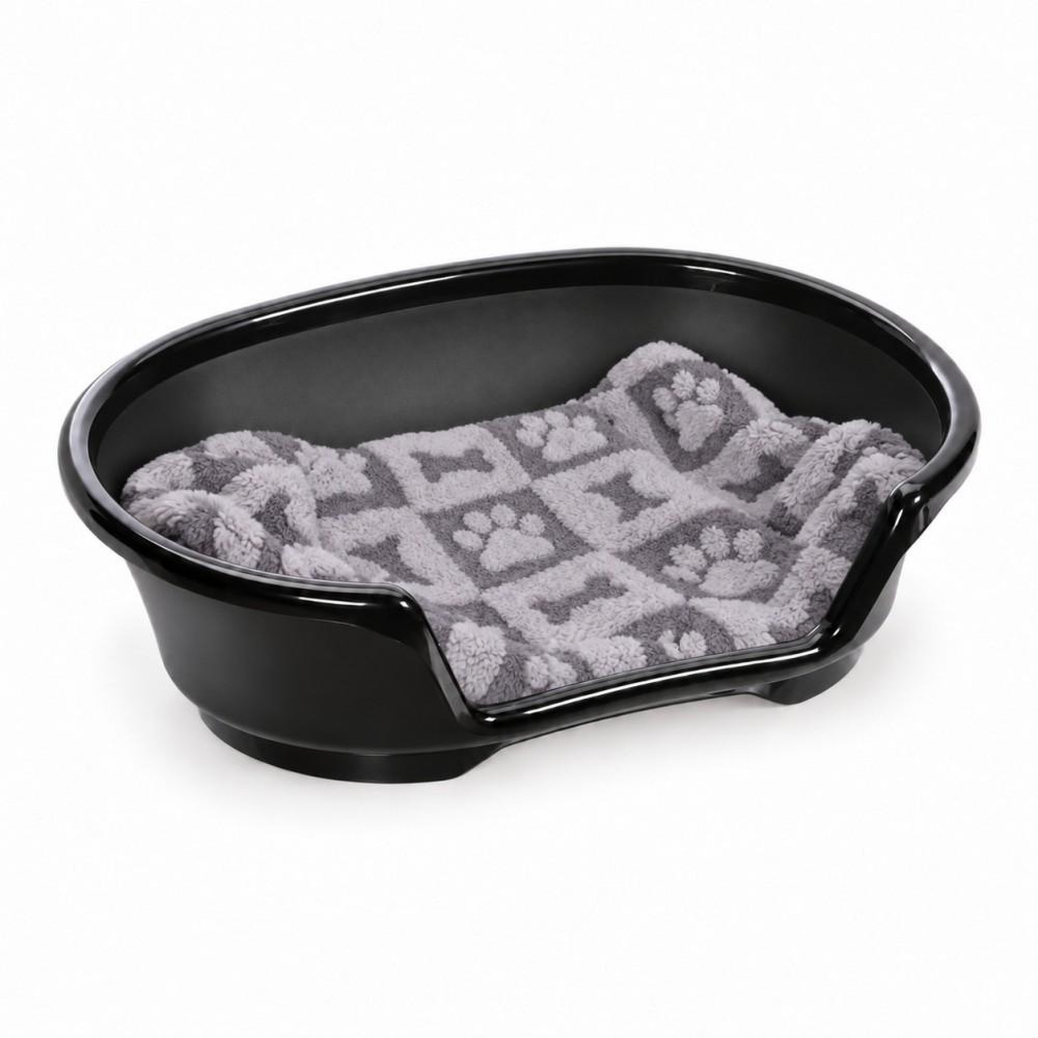 Voir la diapositive 6 : MON AMI LUKI MON AMI LUKI - Corbeille plastique avec aerations cosy pour chien