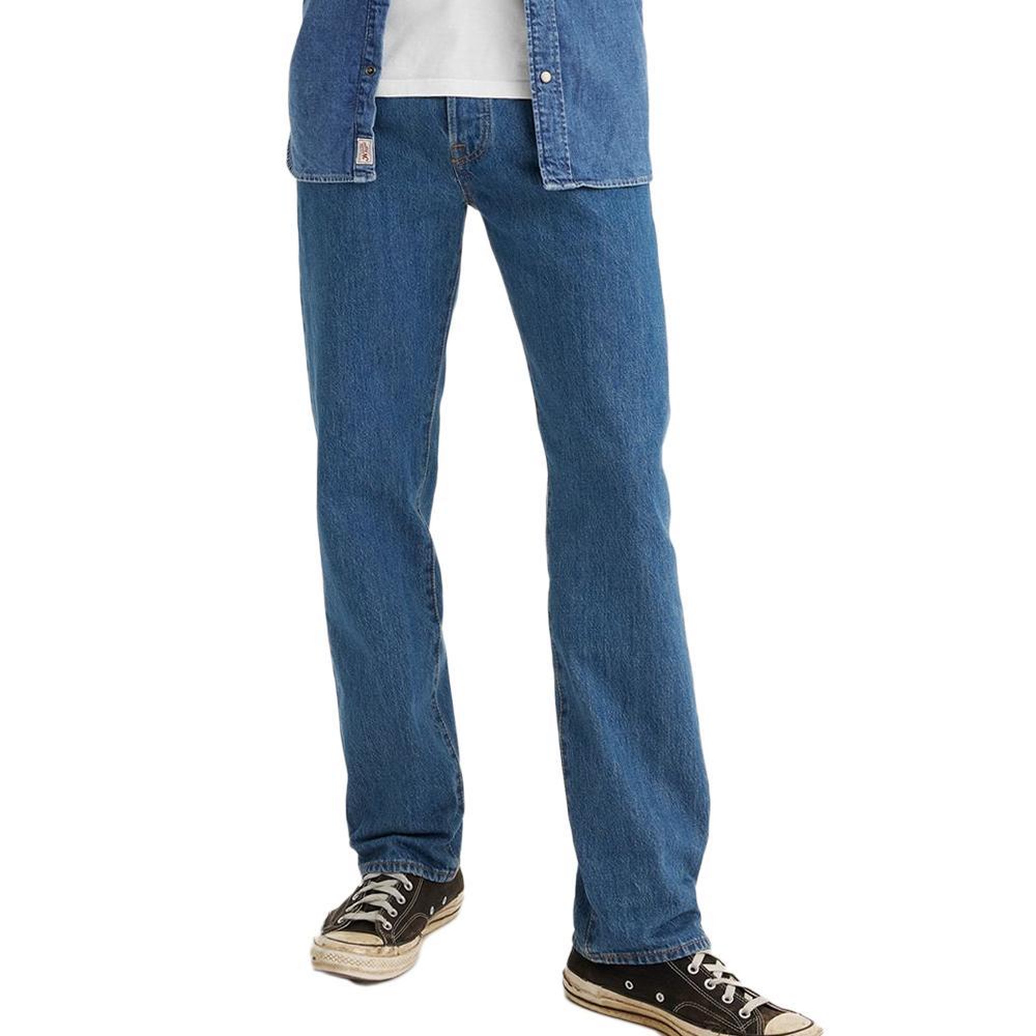 Voir la diapositive 1 : Levi's Jean 501  Foncé Homme Levi's Original Fit Dark In