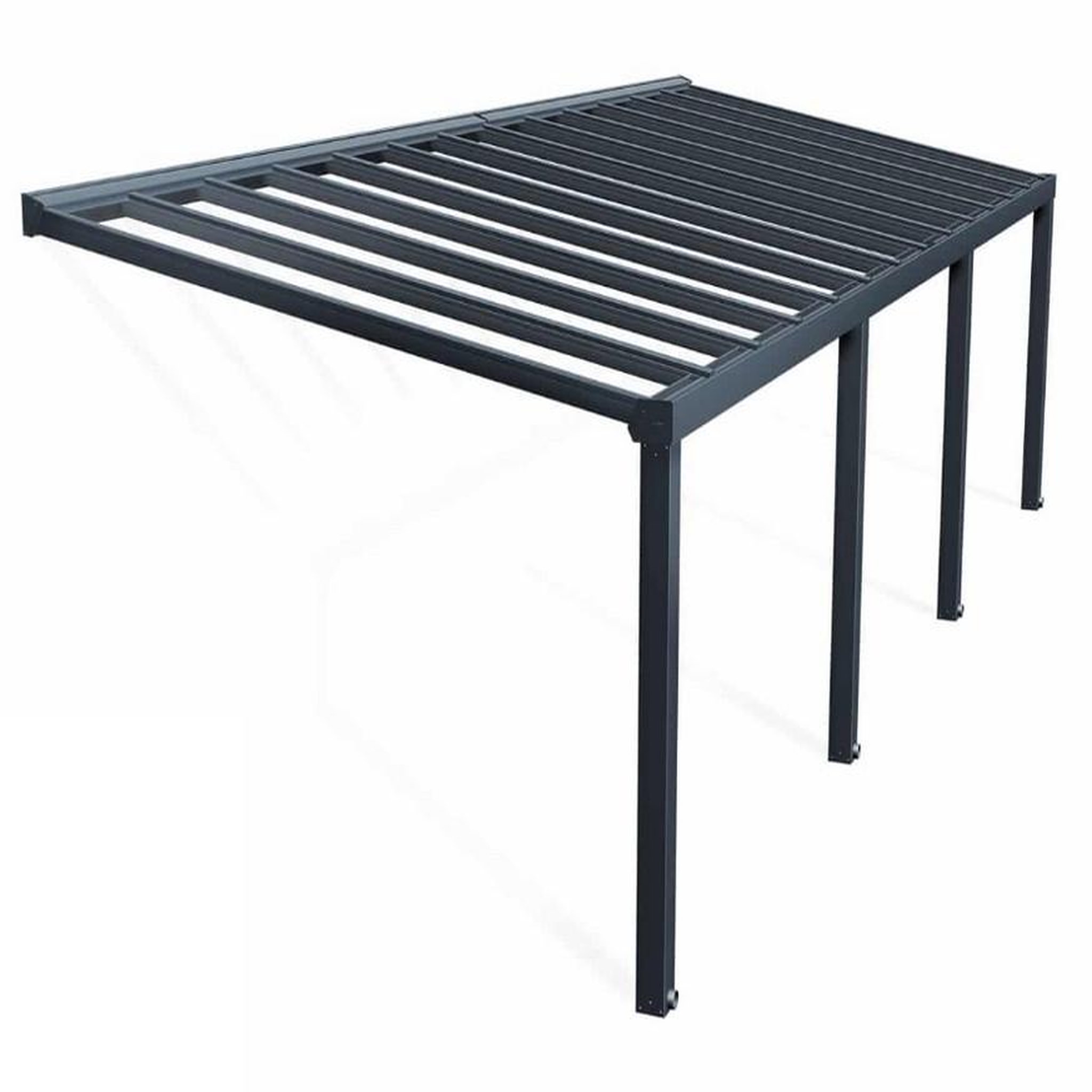 Palram Couverture de patio 3,4x9,5m gris - 706081