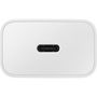 Voir la diapositive 3 : Samsung Chargeur secteur USB-C 15W Blanc