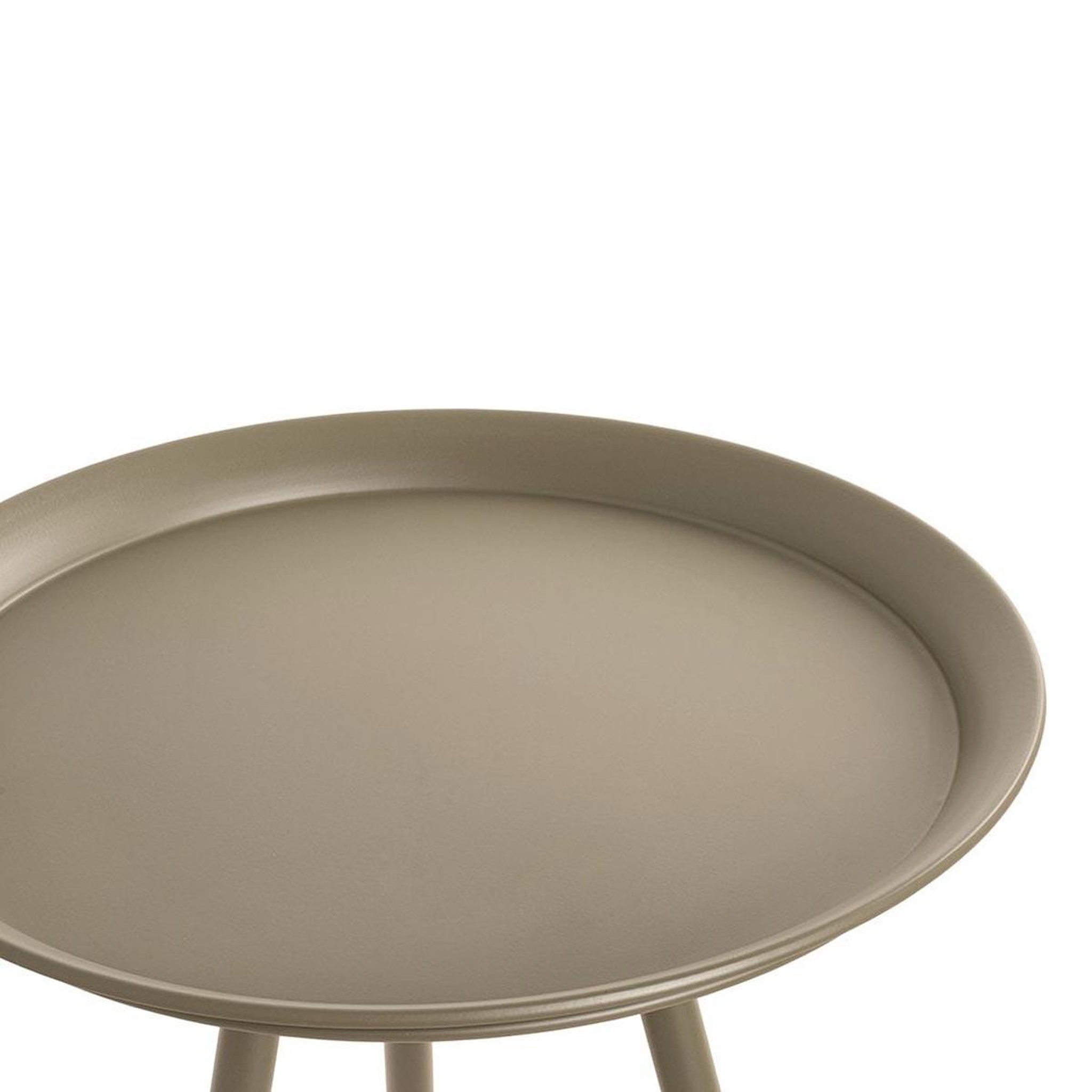 Voir la diapositive 2 : Paris Prix Table d'appoint ronde  trevor  54cm kaki