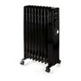 Voir la diapositive 1 : Domo Radiateur a bain d'huile - 2000 W - DOMO - DO7327R - 42,5 x 28 x 64 cm - Noir