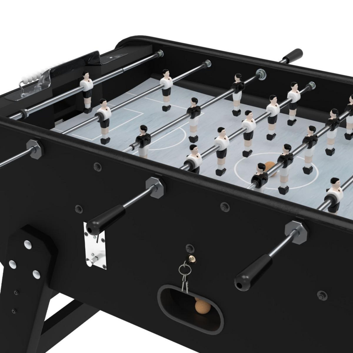 MISTER BABYFOOT Baby foot avec monnayeur en bois clair - Bistrot