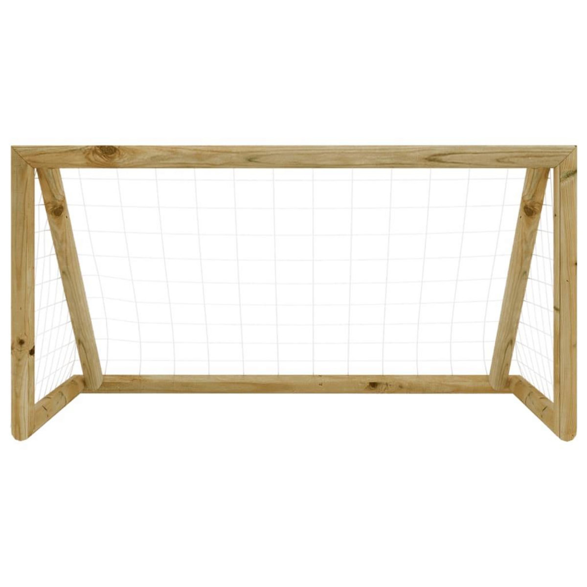 VIDAXL But de football avec filet 120x60x80 cm Bois de pin impregne