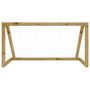 Voir la diapositive 2 : VIDAXL But de football avec filet 120x60x80 cm Bois de pin impregne
