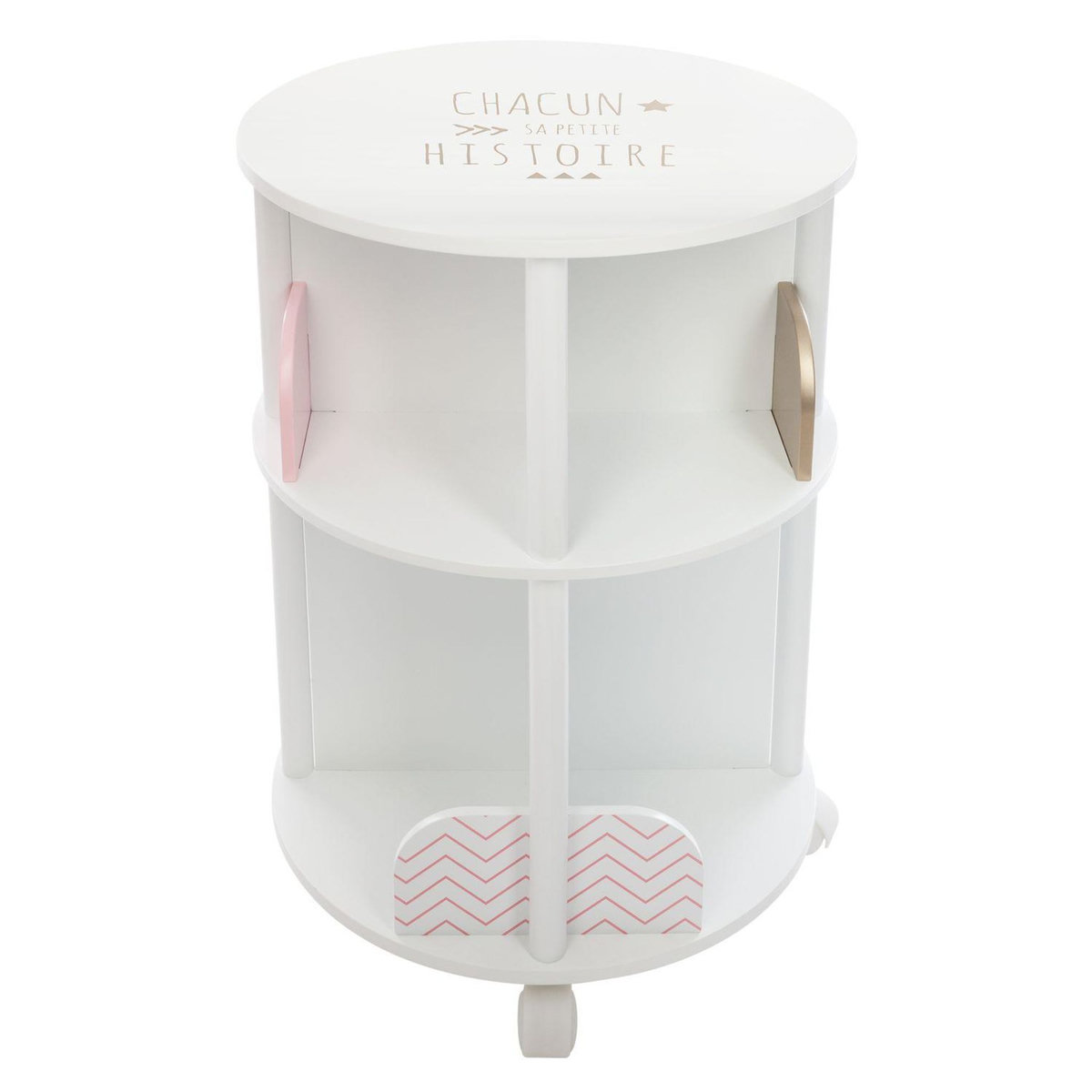 Atmosphera Kids Bibliothèque enfant ronde Douceur