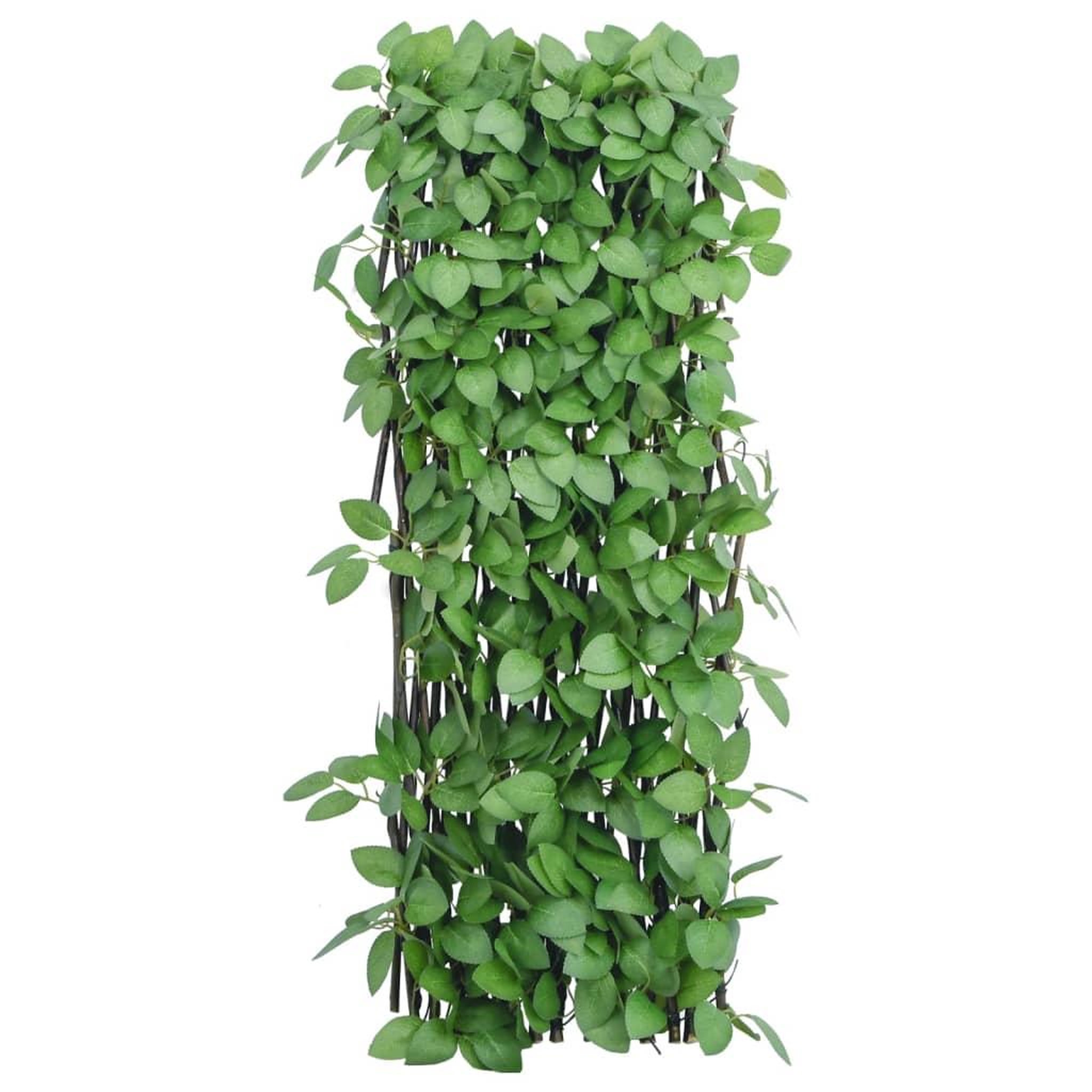 Voir la diapositive 4 : VIDAXL vidaXL Treillis de lierre artificiel extensible vert 180x65 cm