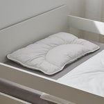 DODO Oreiller Bébé Enveloppe Coton Bio - Bien-être. Coloris disponibles : Blanc