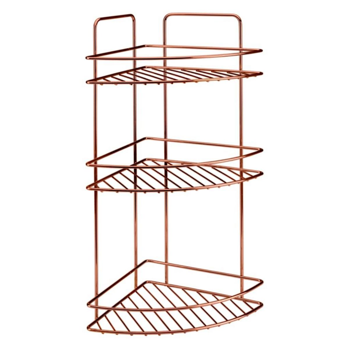 Metaltex Metaltex Etagere de douche d'angle a 3 niveaux Cuivre