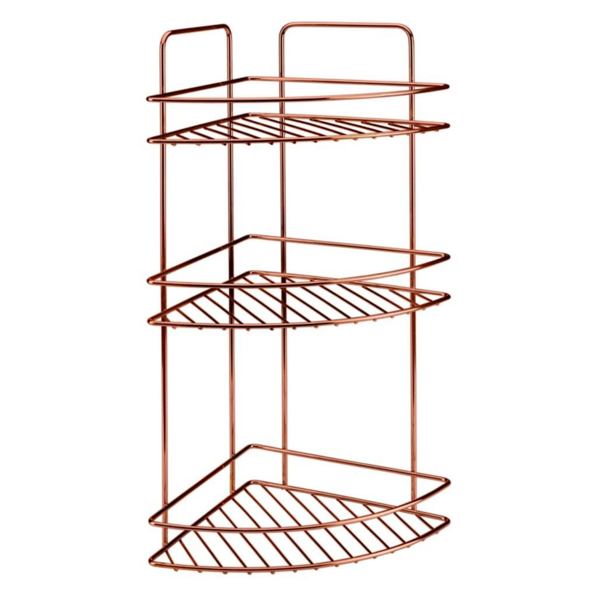 Metaltex Metaltex Etagere de douche d'angle a 3 niveaux Cuivre