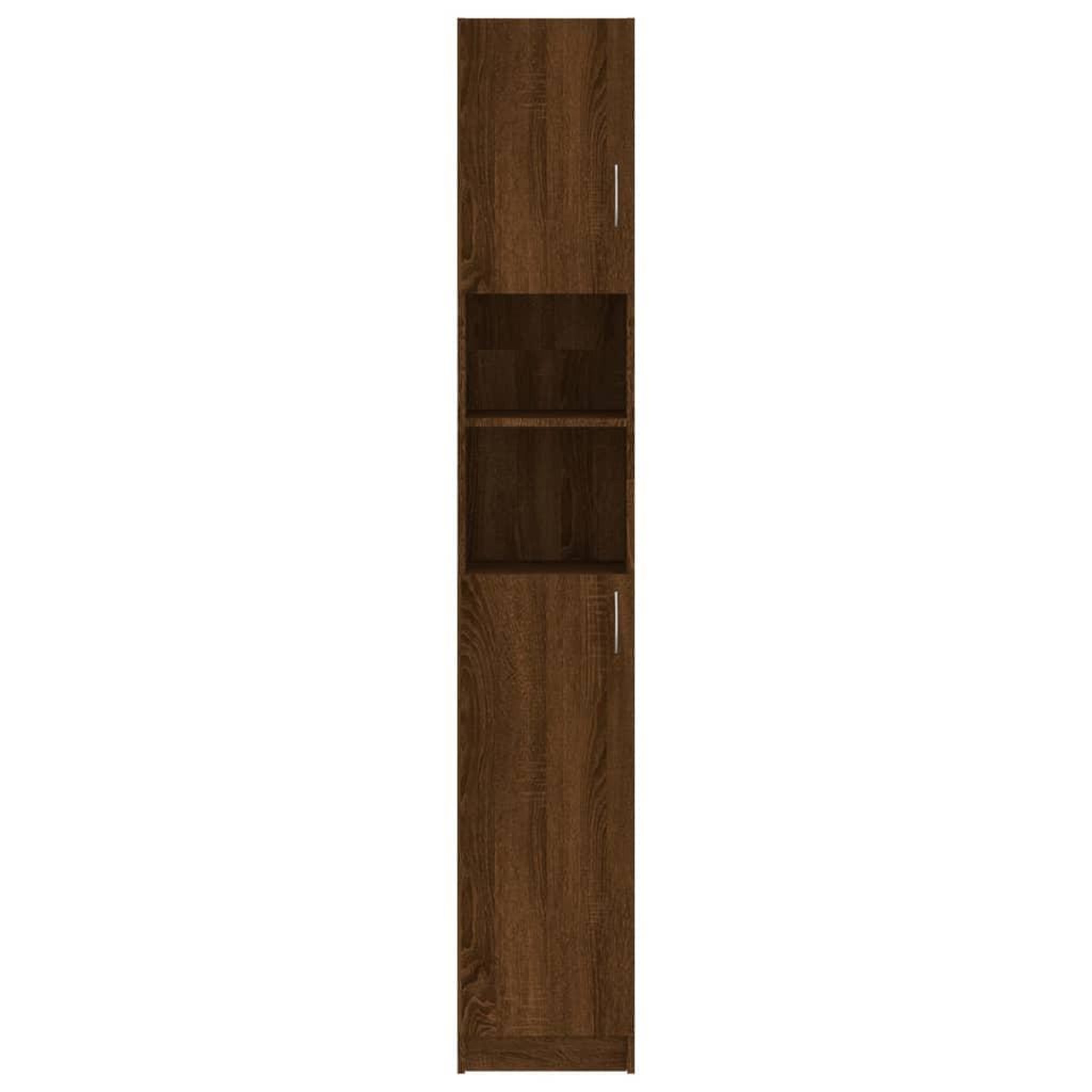 Voir la diapositive 5 : VIDAXL Armoire de bain Chene marron 32x25,5x190 cm Bois d'ingenierie