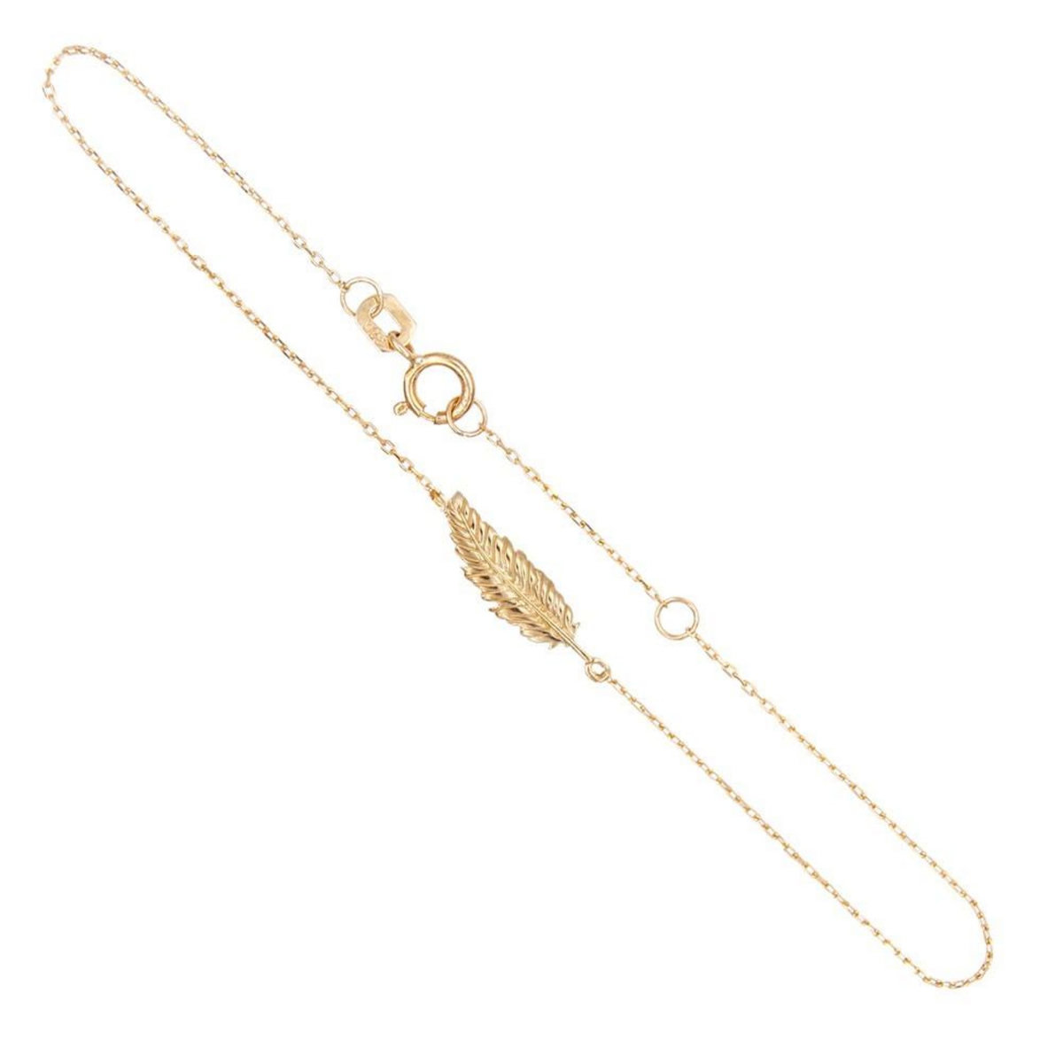 L'ATELIER D'AZUR Bracelet Or Jaune - Motif Plume