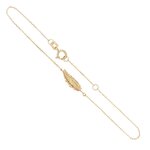 L'ATELIER D'AZUR Bracelet Or Jaune - Motif Plume