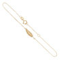 Voir la diapositive 1 : L'ATELIER D'AZUR Bracelet Or Jaune - Motif Plume