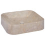 Voir la diapositive 1 : VIDAXL Lavabo Gris 40x40x10 cm Marbre