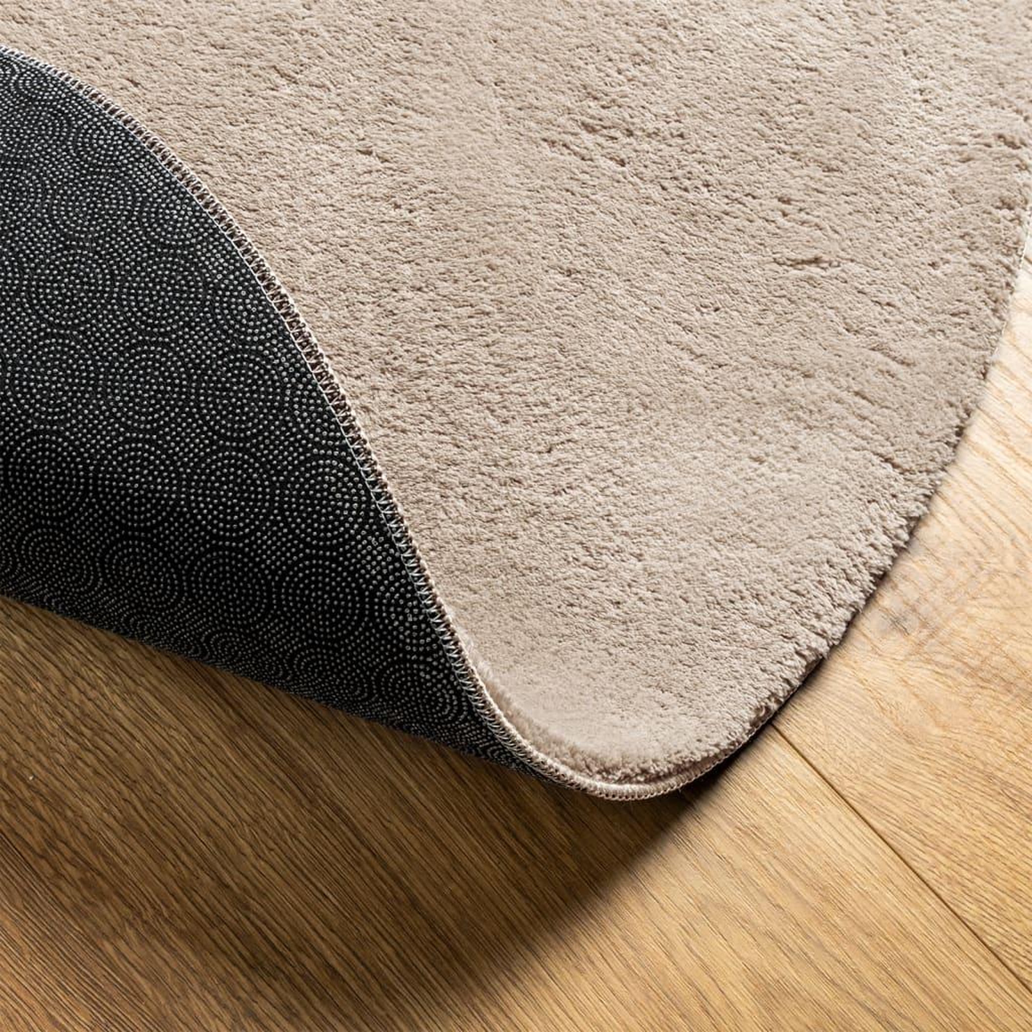 Voir la diapositive 5 : VIDAXL Tapis HUARTE a poils courts doux et lavable sable Ø 120 cm