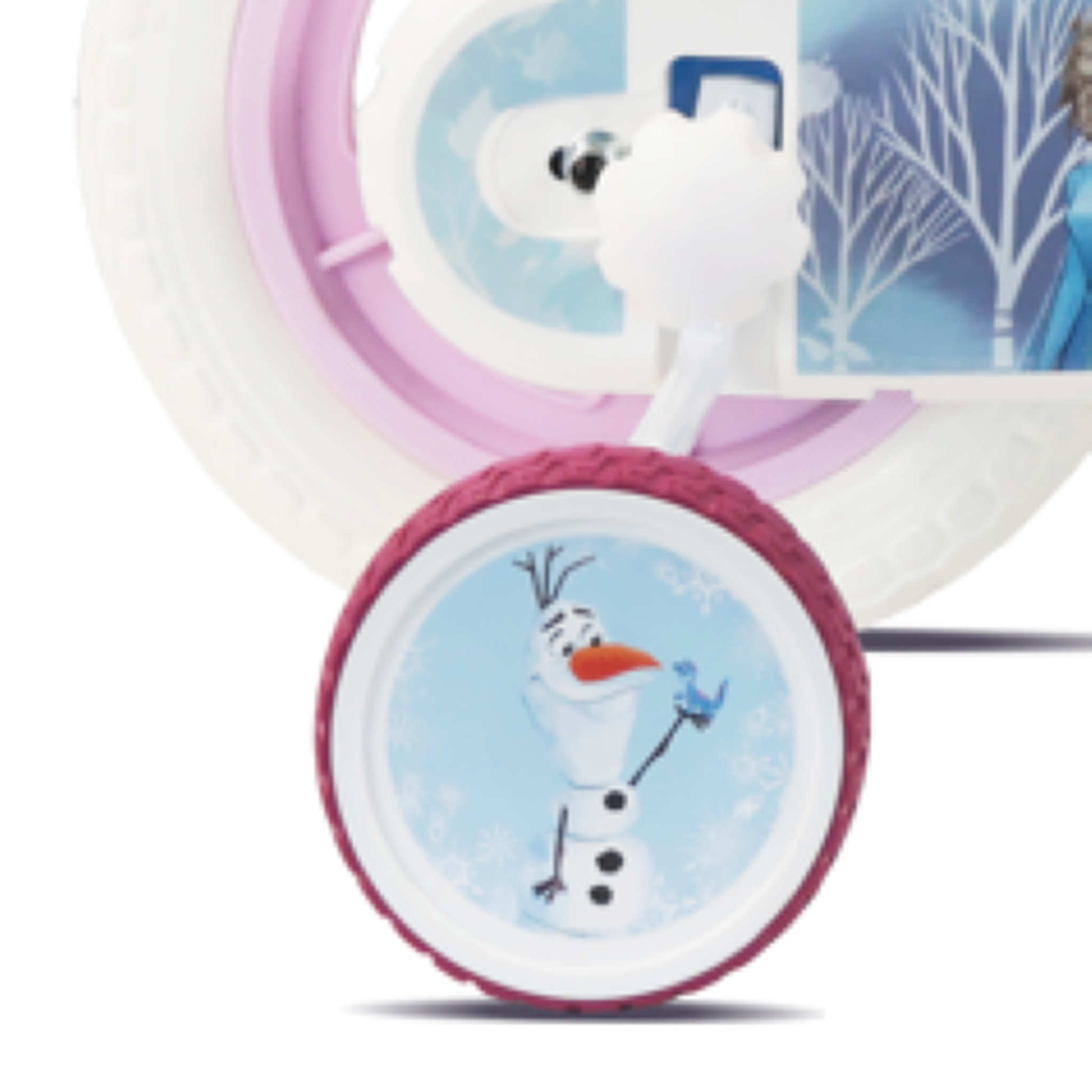 Voir la diapositive 2 : Disney La Reine des Neiges Vélo Enfant 10'' Reine Des Neiges / Disney , 2 Stabilisateurs Amovibles, Garde Boues Et Panier Avant !
